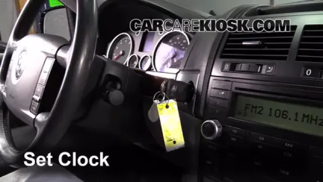 2004 Volkswagen Touareg V6 3.2L V6 Clock Set Clock